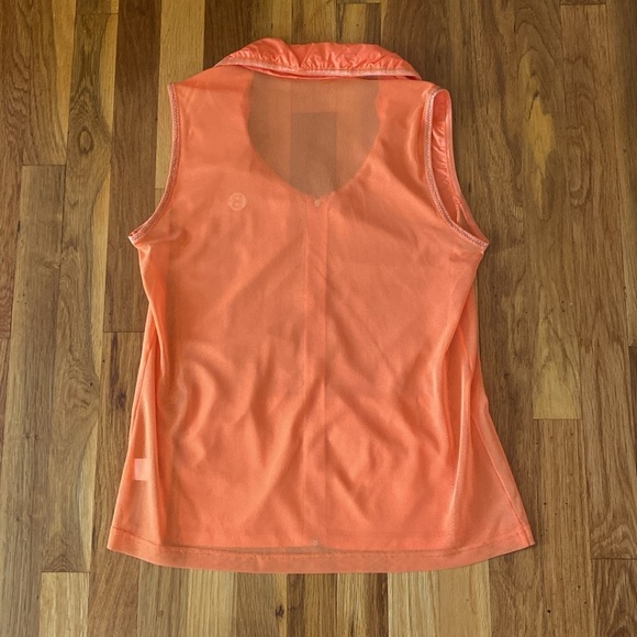 Women’s Orange Mesh Vest Size L - Picture 7 of 7